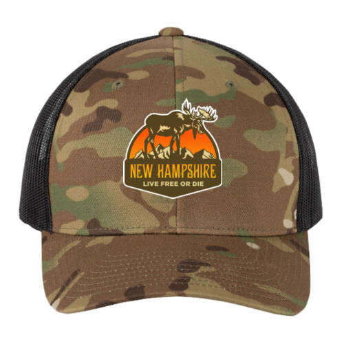 New Hampshire Patch Hat Live Free or Die 2 Thumbnail